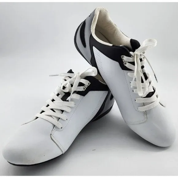 Sparco SL-17 Men's Sports Trainers Driving Shoes White/Gray/Black Eur 46 US 11.5
