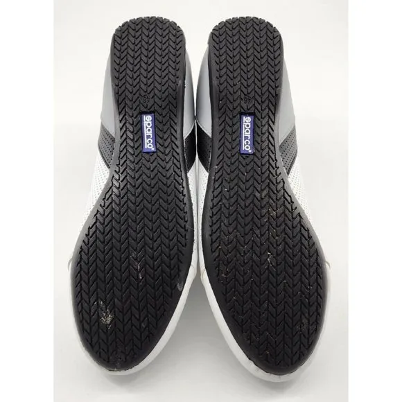Sparco SL-17 Men's Sports Trainers Driving Shoes White/Gray/Black Eur 46 US 11.5