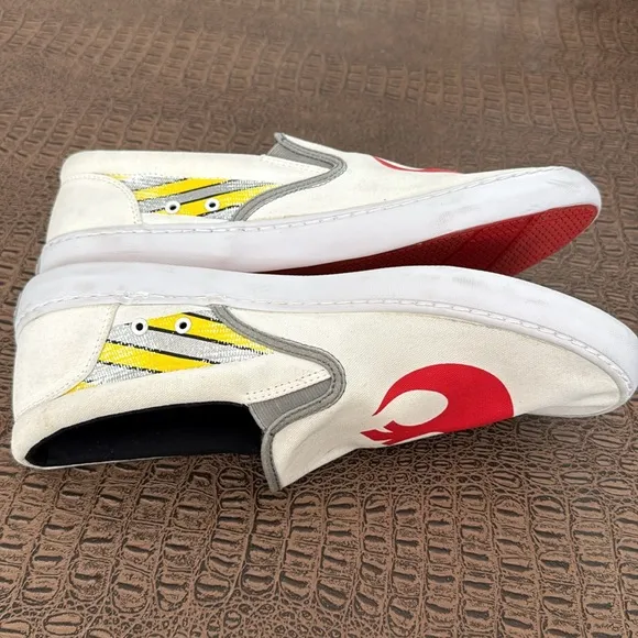 Sperry Star Wars Rebel Alliance Slip-On Sneakers White Red Yellow Size 11.5
