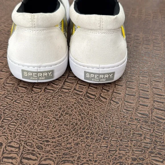 Sperry Star Wars Rebel Alliance Slip-On Sneakers White Red Yellow Size 11.5