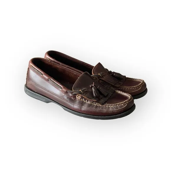 Sperry Top-Sider ™ ® ✌︎︎ Kiltie Tassel Leather Boat Deck Shoes ✌︎︎ Brown 11.5