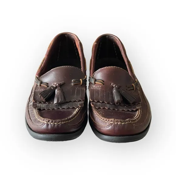 Sperry Top-Sider ™ ® ✌︎︎ Kiltie Tassel Leather Boat Deck Shoes ✌︎︎ Brown 11.5