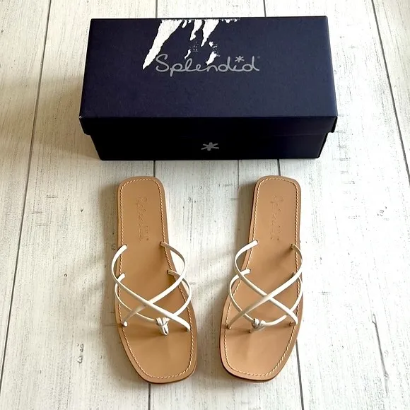 Splendid Fern Ivory Sandals BNIB Size 8.5 NWT