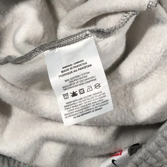 SS24 Supreme Nike Sweatpants Bottoms Heather Grey Size Medium M Streetwear B31
