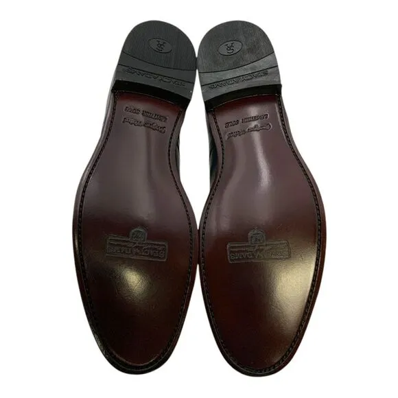 Stacy Adams Madison Cap Toe Oxford Dress Shoes Black Leather US Men's Size 11D