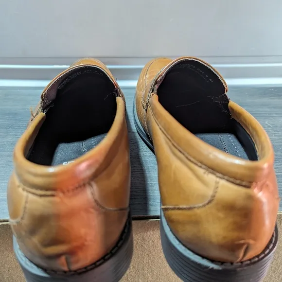 Stacy Adams  Mens Peny Loafers Size9  Shoes Leather Tan Casual Dress  24970221