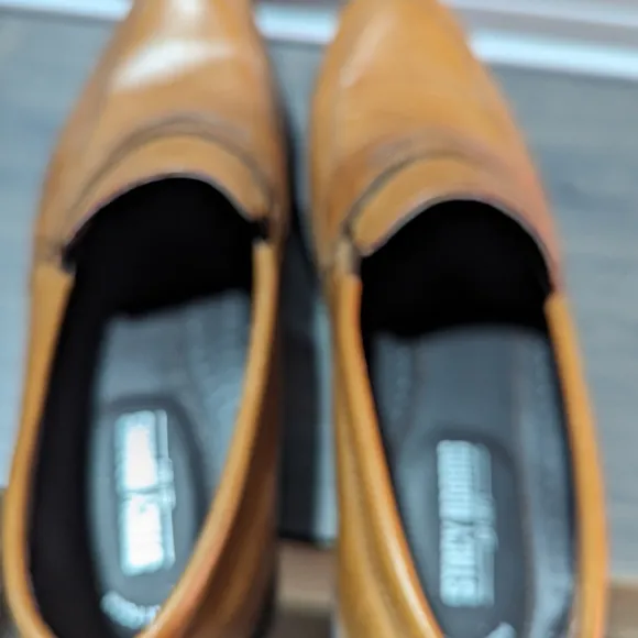 Stacy Adams  Mens Peny Loafers Size9  Shoes Leather Tan Casual Dress  24970221