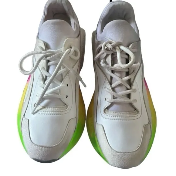 STELLA MCCARTNEY- Size 36 - White Eclypse Rainbow Sneakers🌈❤️👟✨