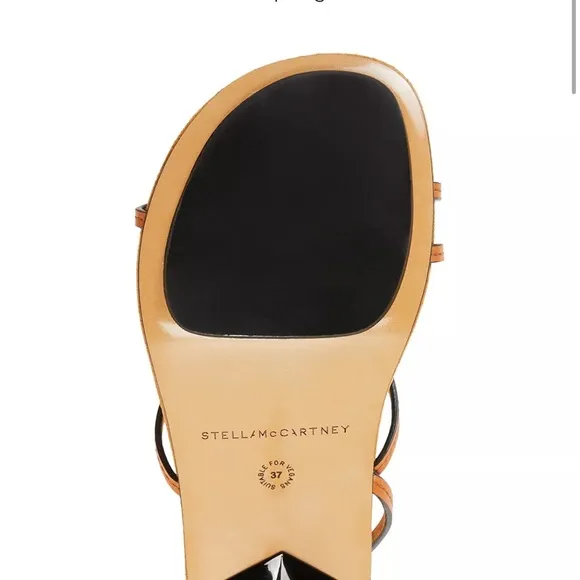 Stella McCartney Tan Heeled Mary Jane Shoes
