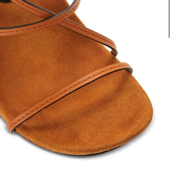 Stella McCartney Tan Heeled Mary Jane Shoes