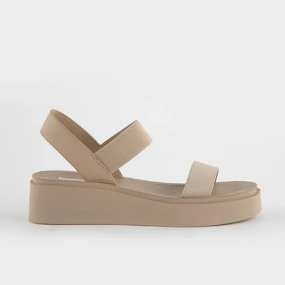 STEVE MADDEN Jovial Womens Platform SandalsColor: TAN