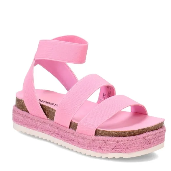 Steve Madden Kids Pink Sandals Girl’s Size 3, New in Box