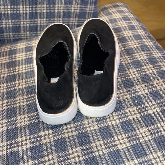 Steve Madden Fayna Suede Slip On Shoes