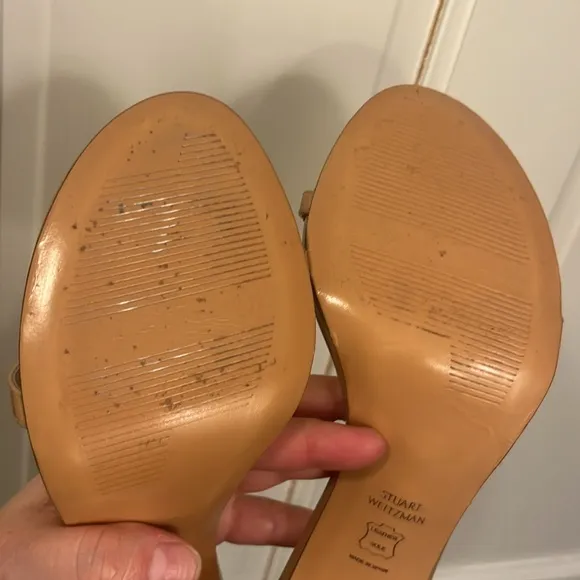 Stuart Weitzman Nudist Heel - brand new - size EU 40 US 9,5- nude patent leather