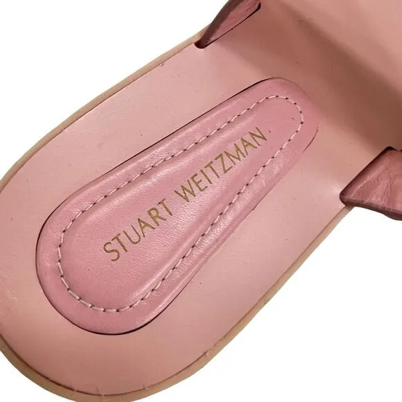 Stuart Weitzman Rosita Rubber Sandals Light Pink Size 9