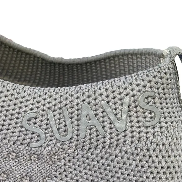 Suavs Men's The Zilker Minimalist Sneaker in Slate Grey Gum Shoe Sz. 6M/8W
