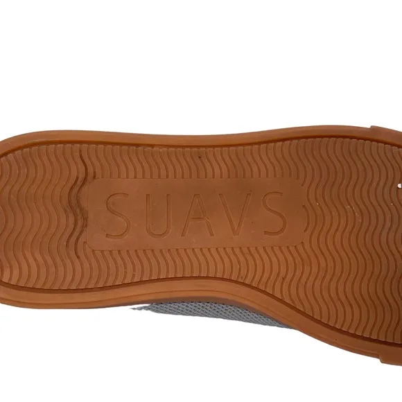 Suavs Men's The Zilker Minimalist Sneaker in Slate Grey Gum Shoe Sz. 6M/8W
