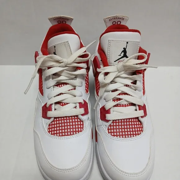 Sz 5Y Red And White Retro Air Jordan Tennis Shoes