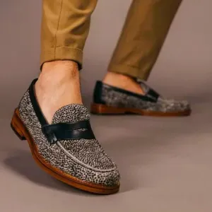 Taft Men's Hair on Hide Slip On Loafers