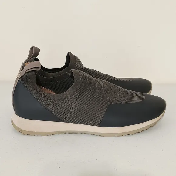 Taryn Rose Cara Knit Slip On Athletic Sneakers Gray Womens 6.5B
