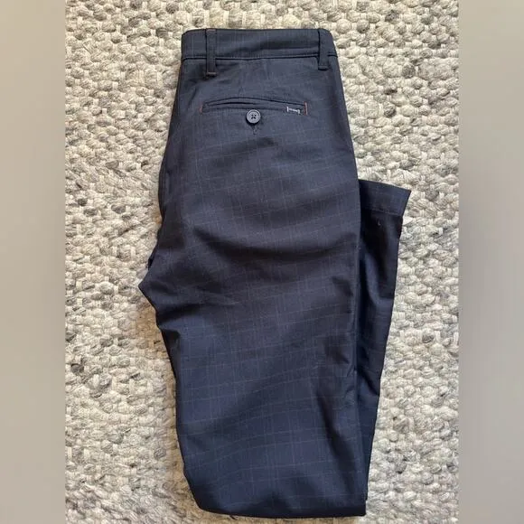Ted Baker London saki straight check chinos size 32