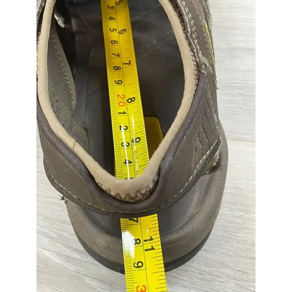 Teva 1002692 Men's Sandal Hiking Adjustable Sports Slip-On Leather US 10 Brown