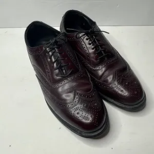 The Florsheim Shoe Burgundy Leather Full Brogue Dress Shoes Mens Size 6.5 D