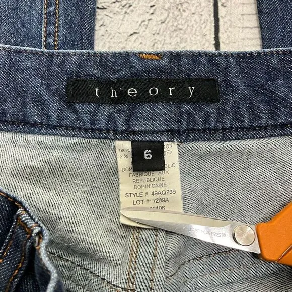 THEORY Mid Rise Jeans