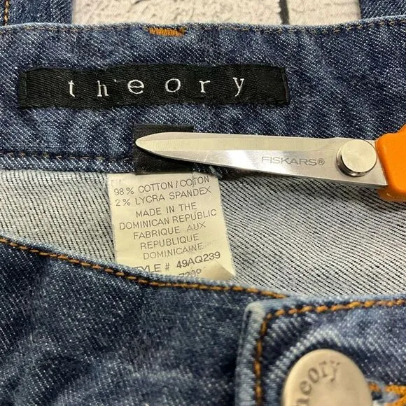 THEORY Mid Rise Jeans
