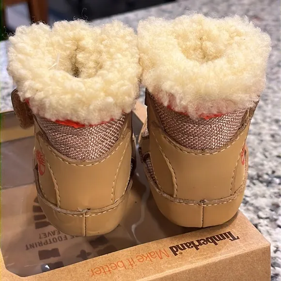 Timberland Climate Trekker Crib booties boots shoes Infant baby wheat Size 1