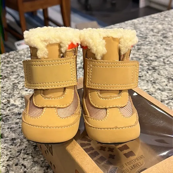 Timberland Climate Trekker Crib booties boots shoes Infant baby wheat Size 1