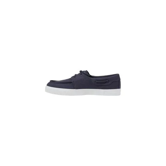 Timberland Lace-Up Moccassin with Rubber Sole Men Blue Moccasins