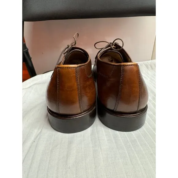 To Boot New York Adam Derrick Hammel Men's Brown Leather Lace Up Oxford Shoes