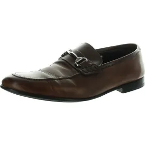 To Boot New York Mens Agostino Brown Leather Slip On Loafers Shoes Used