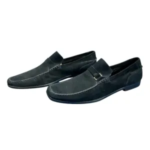 To Boot New York Shoes Mens SZ 12M Black Suede Tribeca  Loafers ITALY