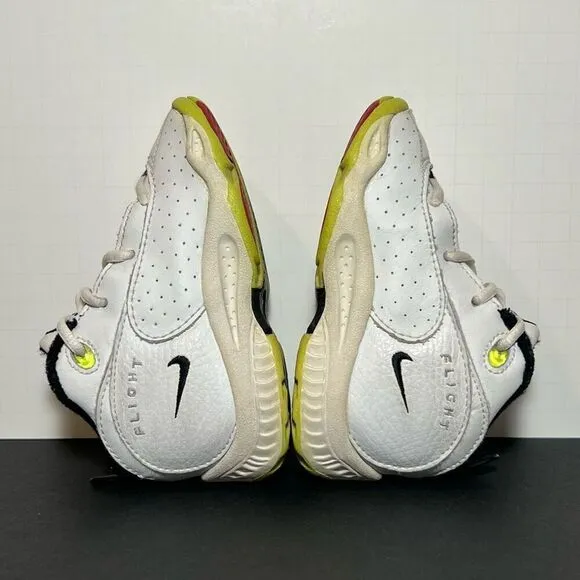 Toddlers Vintage NIKE Air Afterburner Flight White Sneakers / Size 6C