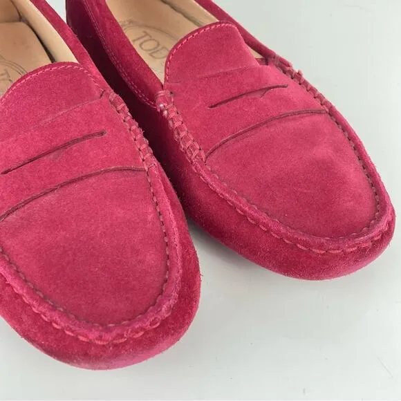 TOD’S Gommino Suede Leather Driving Shoes Loafers - Size 5.5