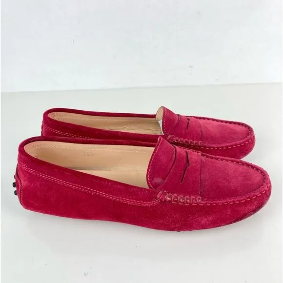 TOD’S Gommino Suede Leather Driving Shoes Loafers - Size 5.5