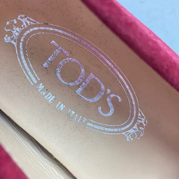 TOD’S Gommino Suede Leather Driving Shoes Loafers - Size 5.5