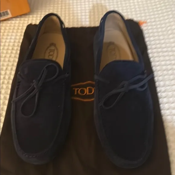 Tod’s Navy Gommino Driving Shoes