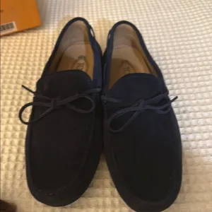 Tod’s Navy Gommino Driving Shoes