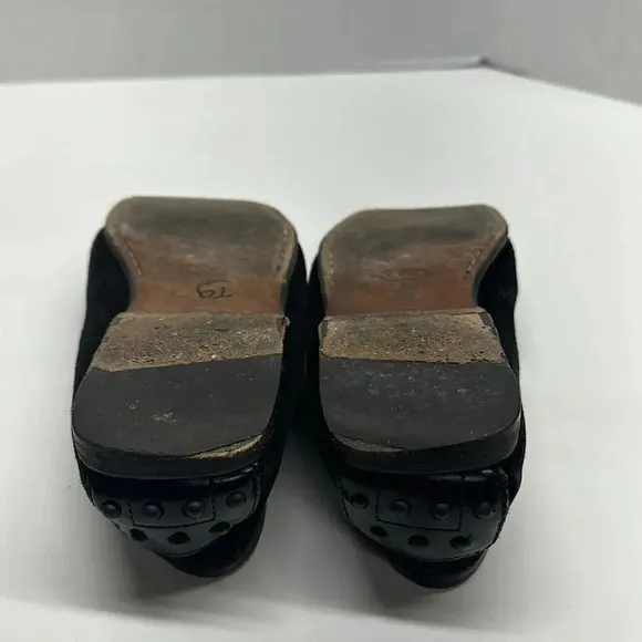 Tod's Drivers Driving Loafers Buckle Leather Black Slip On Shoes Women's Size 9