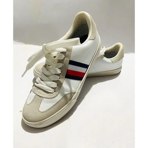 Tommy Hilfiger tennis shoes red white and blue loafers summer women's 7