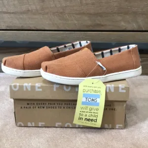 TOMS  YOUTH CLASSICS PUMPKIN SPICE HERITAGE CANVAS