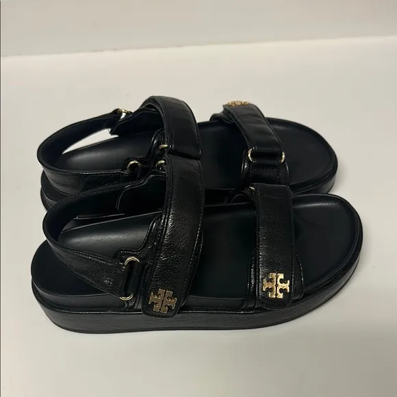 Tory Burch Black Sport Sandals with Adjustable Straps