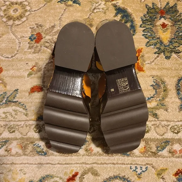 TORY BURCH Stud Platform Sandal In Caramel