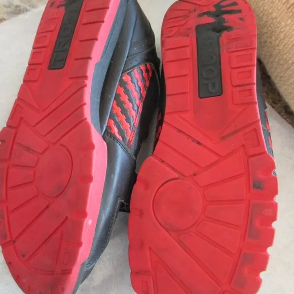 Troop Cobra Men's Sneakers Athletic Shoes Size 13 Black/Red Sneakers Lace Up