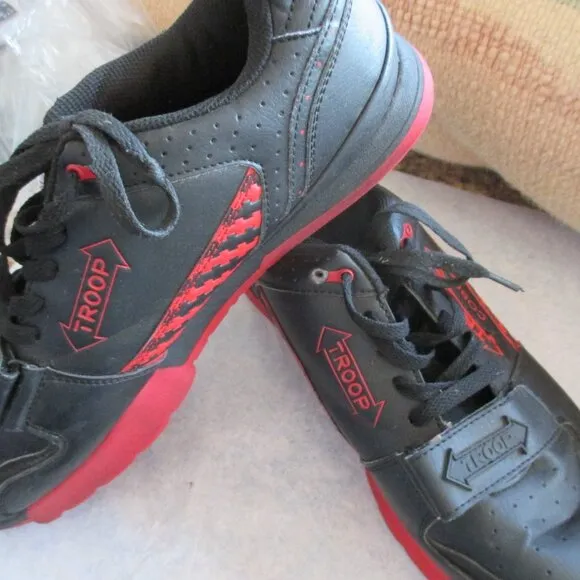 Troop Cobra Men's Sneakers Athletic Shoes Size 13 Black/Red Sneakers Lace Up