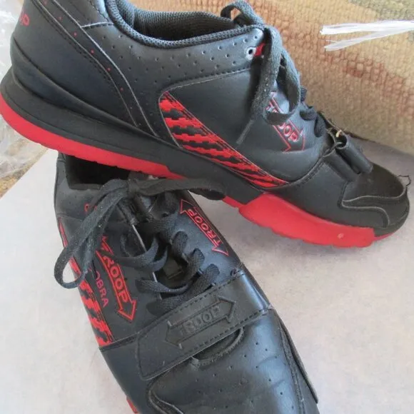 Troop Cobra Men's Sneakers Athletic Shoes Size 13 Black/Red Sneakers Lace Up