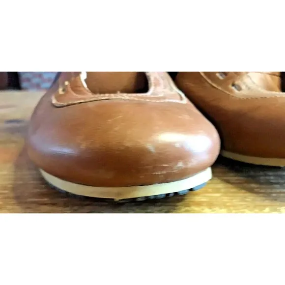 Tsubo Men's Leather Lace Up Oxford Shoes Size 10 Brown Black 8287-COAC F8009L